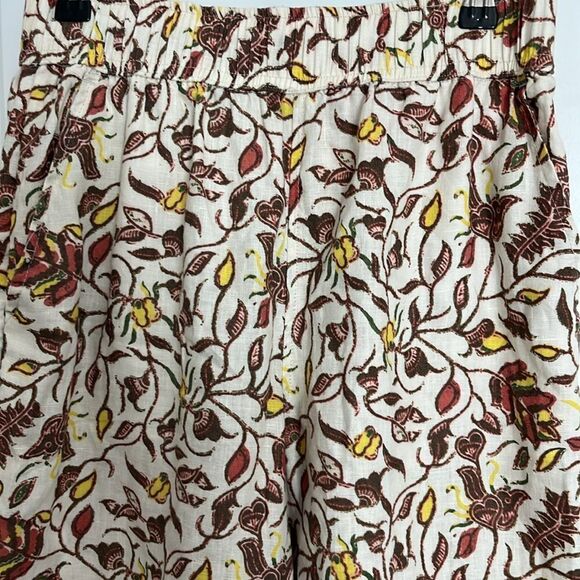 Rachel Zoe Pure Linen Wide Leg Elastic Waist Pants Pockets SZ S NWOT - Picture 2 of 7